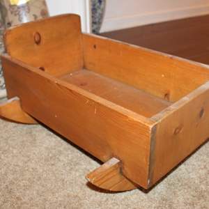 Lot #156 Antique/Vintage Wood Cradle