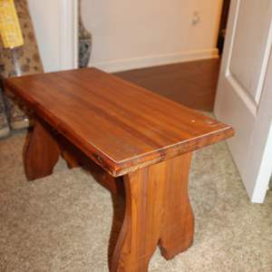 Lot #157 Wooden Footstool