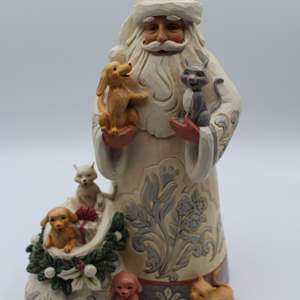 Lot #219 Jim Shore Santa with Animals