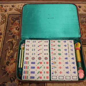 Lot #287 Vintage Mahjong Set- Never Used- Made in Japan 