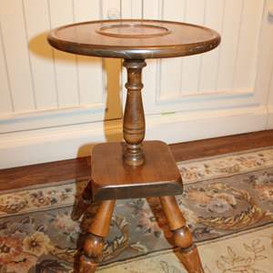 Lot #289 Vintage/Antique Wood Plant Stand