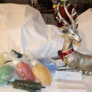 Lot #657 Outdoor Lights and Reindeer