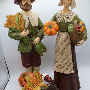 Lot #693 Two Pilgrims plus Turkey