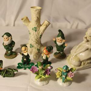 Lot #705 Lot of Irish #2 w Freaky Looking Fairy