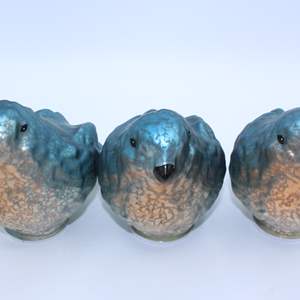 Lot #319 Lot of 3 Light Up Blue Birds