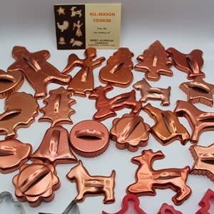 Lot #391 Copper Handled Cookie Cutters