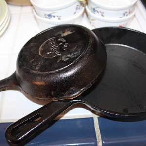 Lot #392 Two Skillets, Lodge & Artisinal