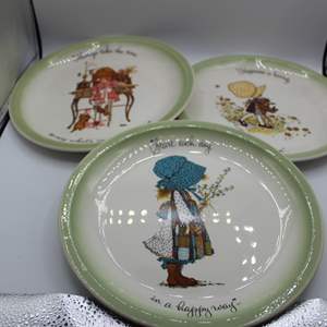 Lot #398 Lot of 3 Hollie Hobby Plates