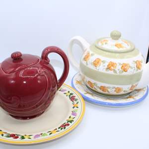 Lot #410 Two More Teapots