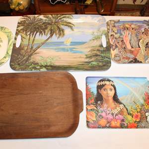 Lot #495 Hawaiian Trays