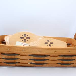 Lot #583 Longaberger Basket & Bread Dividers