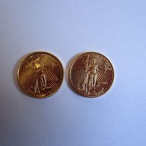 Lot # 180 - Two $5 Gold Coins - 1/10th Oz. Each - 1999 & 2009