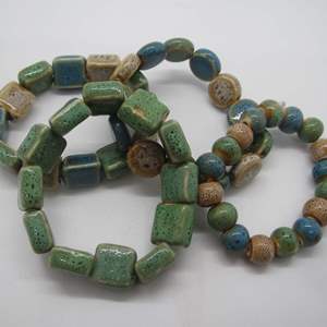 Lot # 197 - Ceramic Bracelets (4 pieces)