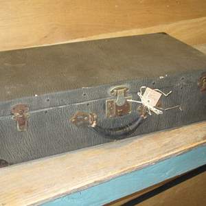 Lot # 219 - Antique Leather Suit Case