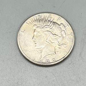 Lot # 1 - 1922 Silver Peace Dollar