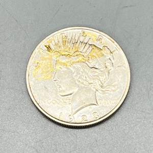 Lot # 4 - 1923 Silver Peace Dollar