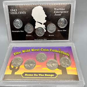 Lot # 12 - Buffalo Nickels and Steel Pennies