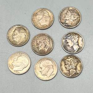 Lot # 43 - Silver Dimes