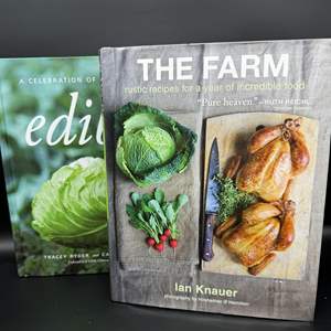 Lot #31 - Edible and The Farm Cookbooks