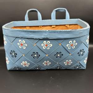 Lot #41 - Hand-Painted Swedish Basket