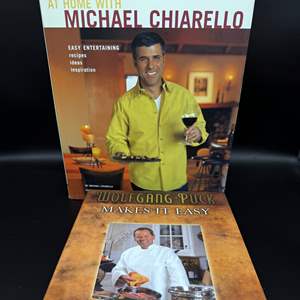 Lot #43 - Wolfgang Puck Makes it Easy and At Home with Michael Chiarello