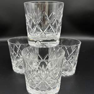 Lot #53 - 4 EDINBURGH CRYSTAL Matching Whisky Tumblers