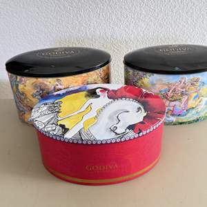 Lot #56 - Godiva Tins