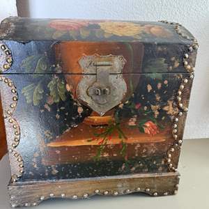 Lot #75 - Painted Wood Chest