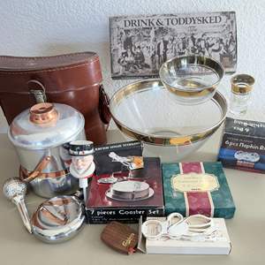 Lot #85 - Vintage Entertaining and Barware