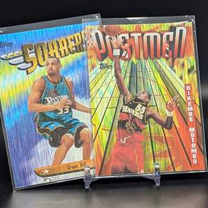 Lot #145 - 1998-99 Topps Chrome Seasons Best #SB24 Dikembe Mutombo & Grant Hill #SB11