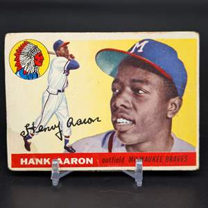 Lot #170 -  1955 Topps #47 Hank Aaron