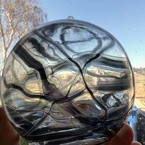 Lot #102 - Polish Hand Blown Glass Sphere Ornament