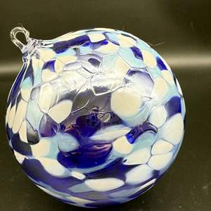 Lot #110 - Polish Blown Glass Sphere Ornament