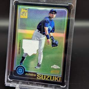 Lot #213 - 2020 Topps Chrome Retro Rookie Relics Ichiro Suzuki Ichiro #RRCR-I