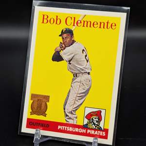 Lot #217 - BOB ROBERTO CLEMENTE PIRATES FACTORY TOPPS SEAL 1998