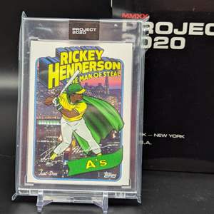 Lot #232 - Rickey Henderson 2020 TOPPS MMXX PROJECT 2020 Card #398