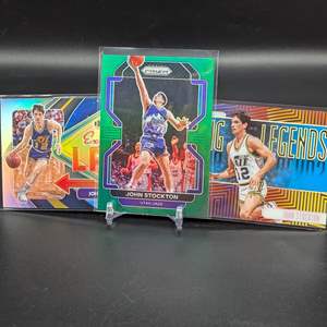 Lot #241 - (3) John Stockton Cards