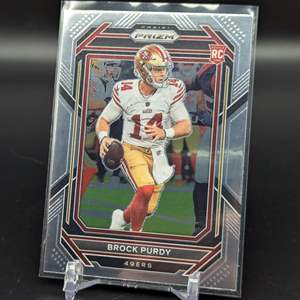 Lot #250 - 2022 Panini Prizm Brock Purdy RC 353