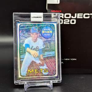 Lot #261 - 1/1 Nolan Ryan By Likwid Topps 2020 