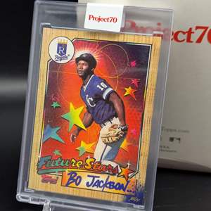 Lot #267 - Topps Project70 Card 552 Bo Jackson by RISK