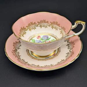 Lot #131 - Paragon English Bone China Teacup and Saucer