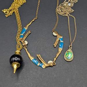 Lot #332 - Abalone, Enamel and More Jewelry