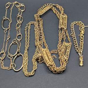 Lot #338 - Gold Tone Jewelry