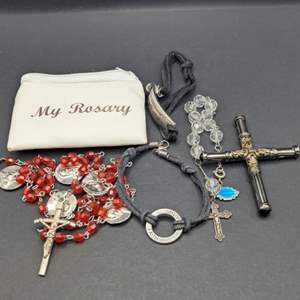 Lot #340 - Rosaries and Faith-Based Jewelry