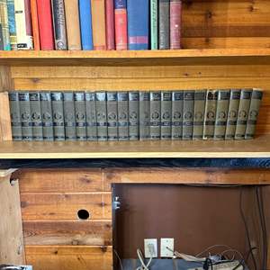 Lot #20 - Mark Twain Complete works 24 book set published by Harper and Brothers, early 1900s 