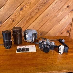 Lot #72 - Minolta SR-3 camera system with lenses