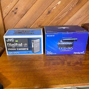 Lot #81 - JVC and Sony digital video cameras