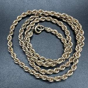 Lot #120 - 14 karat gold rope chain (22.5g)