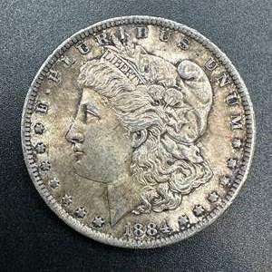 Lot #136 - 1884 O Morgan Silver Dollar