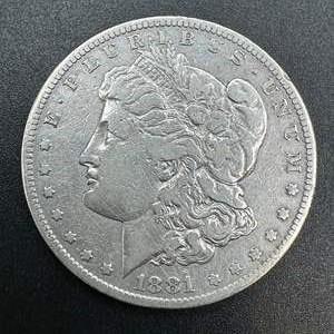 Lot #139 - 1881 S Morgan Silver Dollar